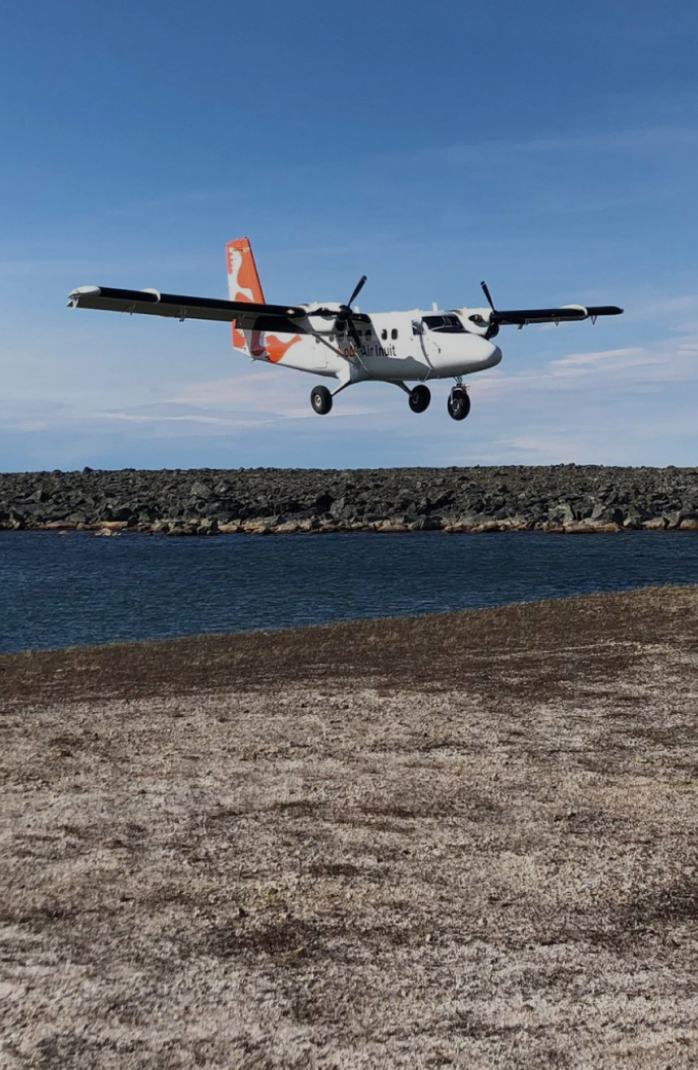 avion atterissant